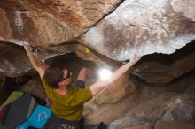 Bouldering in Hueco Tanks on %m/%d/%Y

Filename: SRM_20160219_1512320.jpg
Aperture: f/8.0
Shutter Speed: 1/250
Body: Canon EOS 20D
Lens: Canon EF 16-35mm f/2.8 L