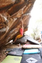 Bouldering in Hueco Tanks on %m/%d/%Y

Filename: SRM_20160219_1609170.jpg
Aperture: f/2.8
Shutter Speed: 1/320
Body: Canon EOS 20D
Lens: Canon EF 16-35mm f/2.8 L