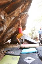 Bouldering in Hueco Tanks on %m/%d/%Y

Filename: SRM_20160219_1609171.jpg
Aperture: f/2.8
Shutter Speed: 1/320
Body: Canon EOS 20D
Lens: Canon EF 16-35mm f/2.8 L