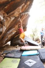 Bouldering in Hueco Tanks on %m/%d/%Y

Filename: SRM_20160219_1609180.jpg
Aperture: f/2.8
Shutter Speed: 1/320
Body: Canon EOS 20D
Lens: Canon EF 16-35mm f/2.8 L