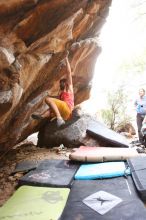 Bouldering in Hueco Tanks on %m/%d/%Y

Filename: SRM_20160219_1609250.jpg
Aperture: f/2.8
Shutter Speed: 1/320
Body: Canon EOS 20D
Lens: Canon EF 16-35mm f/2.8 L