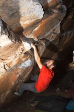 Bouldering in Hueco Tanks on %m/%d/%Y

Filename: SRM_20160219_1613300.jpg
Aperture: f/9.0
Shutter Speed: 1/250
Body: Canon EOS 20D
Lens: Canon EF 16-35mm f/2.8 L