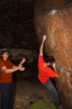 Bouldering in Hueco Tanks on %m/%d/%Y

Filename: SRM_20160219_1656150.jpg
Aperture: f/9.0
Shutter Speed: 1/250
Body: Canon EOS 20D
Lens: Canon EF 16-35mm f/2.8 L