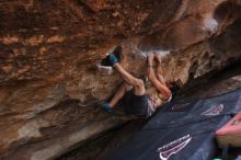 Bouldering in Hueco Tanks on %m/%d/%Y

Filename: SRM_20160219_1804140.jpg
Aperture: f/2.8
Shutter Speed: 1/250
Body: Canon EOS 20D
Lens: Canon EF 16-35mm f/2.8 L