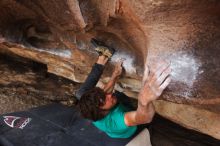 Bouldering in Hueco Tanks on %m/%d/%Y

Filename: SRM_20160219_1808160.jpg
Aperture: f/2.8
Shutter Speed: 1/250
Body: Canon EOS 20D
Lens: Canon EF 16-35mm f/2.8 L