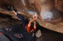 Bouldering in Hueco Tanks on %m/%d/%Y

Filename: SRM_20160219_1818320.jpg
Aperture: f/2.8
Shutter Speed: 1/250
Body: Canon EOS 20D
Lens: Canon EF 16-35mm f/2.8 L