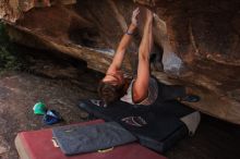 Bouldering in Hueco Tanks on %m/%d/%Y

Filename: SRM_20160219_1823341.jpg
Aperture: f/3.2
Shutter Speed: 1/250
Body: Canon EOS 20D
Lens: Canon EF 16-35mm f/2.8 L