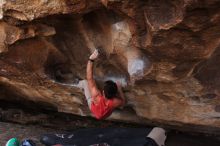 Bouldering in Hueco Tanks on %m/%d/%Y

Filename: SRM_20160219_1824590.jpg
Aperture: f/2.8
Shutter Speed: 1/250
Body: Canon EOS 20D
Lens: Canon EF 16-35mm f/2.8 L