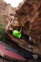 Bouldering in Hueco Tanks on %m/%d/%Y

Filename: SRM_20160219_1827231.jpg
Aperture: f/2.8
Shutter Speed: 1/250
Body: Canon EOS 20D
Lens: Canon EF 16-35mm f/2.8 L