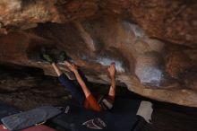 Bouldering in Hueco Tanks on %m/%d/%Y

Filename: SRM_20160219_1841020.jpg
Aperture: f/2.8
Shutter Speed: 1/250
Body: Canon EOS 20D
Lens: Canon EF 16-35mm f/2.8 L