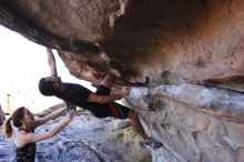 Bouldering in Hueco Tanks on 02/20/2016

Filename: SRM_20160220_1111420.JPG
Aperture: f/4.0
Shutter Speed: 1/800
Body: Canon EOS 20D
Lens: Canon EF 16-35mm f/2.8 L