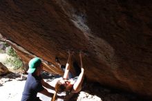 Bouldering in Hueco Tanks on 02/20/2016

Filename: SRM_20160220_1256170.JPG
Aperture: f/6.3
Shutter Speed: 1/500
Body: Canon EOS 20D
Lens: Canon EF 16-35mm f/2.8 L