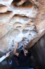 Bouldering in Hueco Tanks on 02/20/2016

Filename: SRM_20160220_1314110.JPG
Aperture: f/2.8
Shutter Speed: 1/250
Body: Canon EOS 20D
Lens: Canon EF 16-35mm f/2.8 L