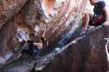 Bouldering in Hueco Tanks on 02/20/2016

Filename: SRM_20160220_1322360.JPG
Aperture: f/2.8
Shutter Speed: 1/250
Body: Canon EOS 20D
Lens: Canon EF 16-35mm f/2.8 L