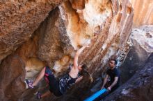 Bouldering in Hueco Tanks on 02/20/2016

Filename: SRM_20160220_1406362.JPG
Aperture: f/2.8
Shutter Speed: 1/250
Body: Canon EOS 20D
Lens: Canon EF 16-35mm f/2.8 L