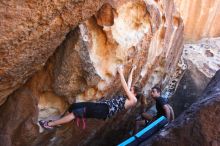 Bouldering in Hueco Tanks on 02/20/2016

Filename: SRM_20160220_1406420.JPG
Aperture: f/2.8
Shutter Speed: 1/250
Body: Canon EOS 20D
Lens: Canon EF 16-35mm f/2.8 L