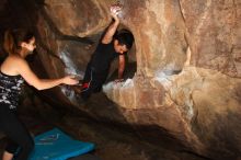 Bouldering in Hueco Tanks on 02/20/2016

Filename: SRM_20160220_1744280.JPG
Aperture: f/9.0
Shutter Speed: 1/250
Body: Canon EOS 20D
Lens: Canon EF 16-35mm f/2.8 L