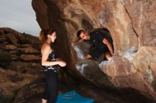 Bouldering in Hueco Tanks on 02/20/2016

Filename: SRM_20160220_1744460.JPG
Aperture: f/9.0
Shutter Speed: 1/250
Body: Canon EOS 20D
Lens: Canon EF 16-35mm f/2.8 L