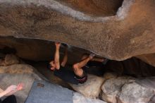 Bouldering in Hueco Tanks on 02/20/2016

Filename: SRM_20160220_1859000.JPG
Aperture: f/2.8
Shutter Speed: 1/250
Body: Canon EOS 20D
Lens: Canon EF 16-35mm f/2.8 L