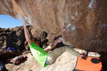 Bouldering in Hueco Tanks on 02/27/2016 with Blue Lizard Climbing and Yoga

Filename: SRM_20160227_1017240.JPG
Aperture: f/9.0
Shutter Speed: 1/250
Body: Canon EOS 20D
Lens: Canon EF 16-35mm f/2.8 L