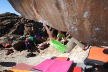 Bouldering in Hueco Tanks on 02/27/2016 with Blue Lizard Climbing and Yoga

Filename: SRM_20160227_1021540.JPG
Aperture: f/9.0
Shutter Speed: 1/250
Body: Canon EOS 20D
Lens: Canon EF 16-35mm f/2.8 L