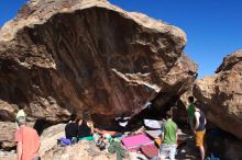 Bouldering in Hueco Tanks on 02/27/2016 with Blue Lizard Climbing and Yoga

Filename: SRM_20160227_1026360.JPG
Aperture: f/9.0
Shutter Speed: 1/250
Body: Canon EOS 20D
Lens: Canon EF 16-35mm f/2.8 L