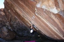 Bouldering in Hueco Tanks on 02/27/2016 with Blue Lizard Climbing and Yoga

Filename: SRM_20160227_1051190.JPG
Aperture: f/5.6
Shutter Speed: 1/250
Body: Canon EOS 20D
Lens: Canon EF 16-35mm f/2.8 L