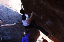 Bouldering in Hueco Tanks on 02/27/2016 with Blue Lizard Climbing and Yoga

Filename: SRM_20160227_1123170.JPG
Aperture: f/2.8
Shutter Speed: 1/250
Body: Canon EOS 20D
Lens: Canon EF 16-35mm f/2.8 L