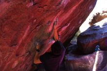 Bouldering in Hueco Tanks on 02/27/2016 with Blue Lizard Climbing and Yoga

Filename: SRM_20160227_1129340.JPG
Aperture: f/2.8
Shutter Speed: 1/250
Body: Canon EOS 20D
Lens: Canon EF 16-35mm f/2.8 L