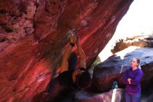 Bouldering in Hueco Tanks on 02/27/2016 with Blue Lizard Climbing and Yoga

Filename: SRM_20160227_1129400.JPG
Aperture: f/2.8
Shutter Speed: 1/250
Body: Canon EOS 20D
Lens: Canon EF 16-35mm f/2.8 L