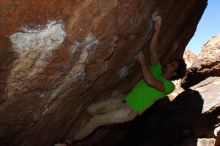 Bouldering in Hueco Tanks on 02/27/2016 with Blue Lizard Climbing and Yoga

Filename: SRM_20160227_1142030.JPG
Aperture: f/5.6
Shutter Speed: 1/250
Body: Canon EOS 20D
Lens: Canon EF 16-35mm f/2.8 L