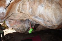 Bouldering in Hueco Tanks on 02/27/2016 with Blue Lizard Climbing and Yoga

Filename: SRM_20160227_1254050.JPG
Aperture: f/8.0
Shutter Speed: 1/250
Body: Canon EOS 20D
Lens: Canon EF 16-35mm f/2.8 L