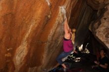 Bouldering in Hueco Tanks on 02/27/2016 with Blue Lizard Climbing and Yoga

Filename: SRM_20160227_1348020.JPG
Aperture: f/5.6
Shutter Speed: 1/250
Body: Canon EOS 20D
Lens: Canon EF 16-35mm f/2.8 L