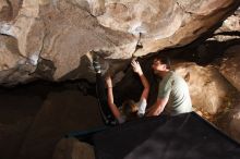 Bouldering in Hueco Tanks on 03/12/2016 with Blue Lizard Climbing and Yoga

Filename: SRM_20160312_1151130.jpg
Aperture: f/9.0
Shutter Speed: 1/250
Body: Canon EOS 20D
Lens: Canon EF 16-35mm f/2.8 L