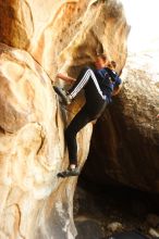 Bouldering in Hueco Tanks on 03/12/2016 with Blue Lizard Climbing and Yoga

Filename: SRM_20160312_1258150.jpg
Aperture: f/2.8
Shutter Speed: 1/250
Body: Canon EOS 20D
Lens: Canon EF 16-35mm f/2.8 L