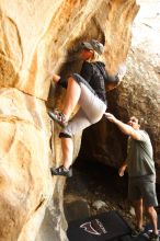 Bouldering in Hueco Tanks on 03/12/2016 with Blue Lizard Climbing and Yoga

Filename: SRM_20160312_1303481.jpg
Aperture: f/2.8
Shutter Speed: 1/250
Body: Canon EOS 20D
Lens: Canon EF 16-35mm f/2.8 L