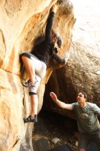 Bouldering in Hueco Tanks on 03/12/2016 with Blue Lizard Climbing and Yoga

Filename: SRM_20160312_1303500.jpg
Aperture: f/2.8
Shutter Speed: 1/250
Body: Canon EOS 20D
Lens: Canon EF 16-35mm f/2.8 L