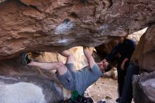 Bouldering in Hueco Tanks on 03/12/2016 with Blue Lizard Climbing and Yoga

Filename: SRM_20160312_1329280.jpg
Aperture: f/2.8
Shutter Speed: 1/250
Body: Canon EOS 20D
Lens: Canon EF 16-35mm f/2.8 L
