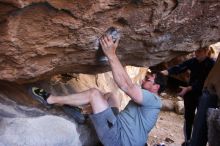 Bouldering in Hueco Tanks on 03/12/2016 with Blue Lizard Climbing and Yoga

Filename: SRM_20160312_1329370.jpg
Aperture: f/2.8
Shutter Speed: 1/250
Body: Canon EOS 20D
Lens: Canon EF 16-35mm f/2.8 L
