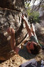 Bouldering in Hueco Tanks on 03/12/2016 with Blue Lizard Climbing and Yoga

Filename: SRM_20160312_1648000.jpg
Aperture: f/5.6
Shutter Speed: 1/80
Body: Canon EOS 20D
Lens: Canon EF 16-35mm f/2.8 L