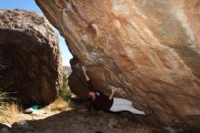 Bouldering in Hueco Tanks on 03/13/2016 with Blue Lizard Climbing and Yoga

Filename: SRM_20160313_1002360.jpg
Aperture: f/9.0
Shutter Speed: 1/250
Body: Canon EOS 20D
Lens: Canon EF 16-35mm f/2.8 L