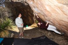 Bouldering in Hueco Tanks on 03/13/2016 with Blue Lizard Climbing and Yoga

Filename: SRM_20160313_1017410.jpg
Aperture: f/9.0
Shutter Speed: 1/250
Body: Canon EOS 20D
Lens: Canon EF 16-35mm f/2.8 L