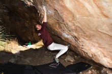 Bouldering in Hueco Tanks on 03/13/2016 with Blue Lizard Climbing and Yoga

Filename: SRM_20160313_1047440.jpg
Aperture: f/9.0
Shutter Speed: 1/250
Body: Canon EOS 20D
Lens: Canon EF 16-35mm f/2.8 L