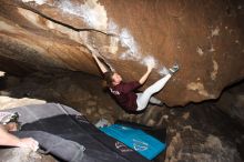 Bouldering in Hueco Tanks on 03/13/2016 with Blue Lizard Climbing and Yoga

Filename: SRM_20160313_1255140.jpg
Aperture: f/8.0
Shutter Speed: 1/250
Body: Canon EOS 20D
Lens: Canon EF 16-35mm f/2.8 L