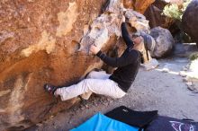 Bouldering in Hueco Tanks on 03/13/2016 with Blue Lizard Climbing and Yoga

Filename: SRM_20160313_1421010.jpg
Aperture: f/4.0
Shutter Speed: 1/250
Body: Canon EOS 20D
Lens: Canon EF 16-35mm f/2.8 L