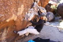 Bouldering in Hueco Tanks on 03/13/2016 with Blue Lizard Climbing and Yoga

Filename: SRM_20160313_1421011.jpg
Aperture: f/4.0
Shutter Speed: 1/250
Body: Canon EOS 20D
Lens: Canon EF 16-35mm f/2.8 L