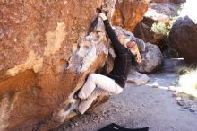 Bouldering in Hueco Tanks on 03/13/2016 with Blue Lizard Climbing and Yoga

Filename: SRM_20160313_1421041.jpg
Aperture: f/4.0
Shutter Speed: 1/250
Body: Canon EOS 20D
Lens: Canon EF 16-35mm f/2.8 L