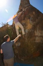 Bouldering in Hueco Tanks on 03/13/2016 with Blue Lizard Climbing and Yoga

Filename: SRM_20160313_1427371.jpg
Aperture: f/9.0
Shutter Speed: 1/250
Body: Canon EOS 20D
Lens: Canon EF 16-35mm f/2.8 L
