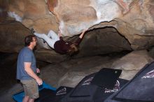 Bouldering in Hueco Tanks on 03/13/2016 with Blue Lizard Climbing and Yoga

Filename: SRM_20160313_1533550.jpg
Aperture: f/9.0
Shutter Speed: 1/250
Body: Canon EOS 20D
Lens: Canon EF 16-35mm f/2.8 L