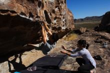 Bouldering in Hueco Tanks on 03/18/2016 with Blue Lizard Climbing and Yoga

Filename: SRM_20160318_0905300.jpg
Aperture: f/10.0
Shutter Speed: 1/250
Body: Canon EOS 20D
Lens: Canon EF 16-35mm f/2.8 L